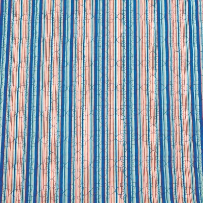 Marla Full/Queen Reversible Cotton Quilt Set in Dynamic Blue