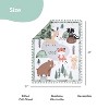 The Peanutshell Wild Kingdom/Safari Adventures Crib Bedding Set and Stuffie Plush Toy - 4 Piece Set - 3 of 4