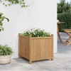 Planter Natural Bamboo Bamboo 15.7 in x 15.7 in x 15.7 in - 3 of 4