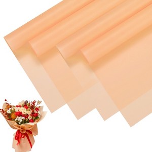 Unique Bargains Waterproof Floral DIY Vibrant Colors Flower Wrapping Paper 1 Pc - 1 of 4