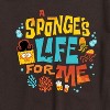 Men's - Spongebob Squarepants - Spongebob: The Search For Squarepants Sponges Life For Me Short Sleeve Graphic T-Shirt - 2 of 4