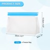 Unique Bargains Reusable Leakproof Zip PEVA Freezer Food Storage Bags 3 Pcs - 2 of 4