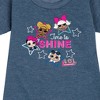 - LOL Surprise! - Time to Shine Graphic Short Sleeve Fleece Dress - 2 of 4