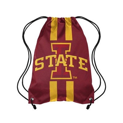 NCAA Iowa State Cyclones Striped Drawstring Bag