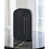 HomeRoots 12" Black Geometric Aluminum Table Vase - 2 of 4
