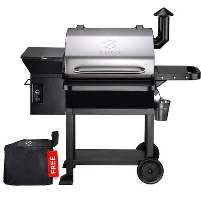 Z Grills ZPG-10002E 1060 sq in Pellet Grill and Smoker, Stainless Steel