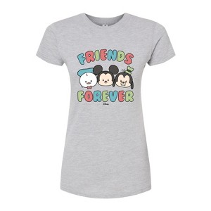 Women's - Disney - Friends Forever Fitted Graphic T-Shirt - 1 of 3