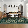 Modern Pastoral Snake Print Area Rug Machine Washable Low Pile Non Slip Non Shedding Stain-Resistant Floor Carpet for Living Room Bedroom Kitchen - 3 of 4