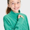 Girls' Airy Sleek 1/2 Zip Pullover Sweatshirt - All In Motion™ - image 3 of 3