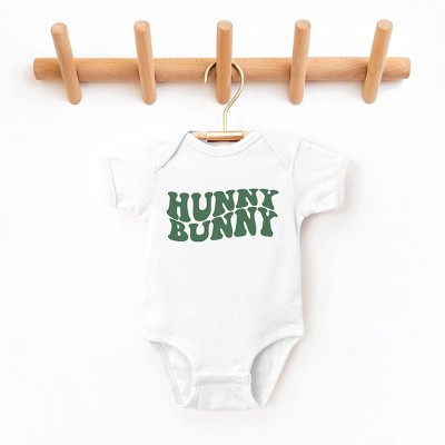 The Juniper Shop Hunny Bunny Wavy Baby Bodysuit