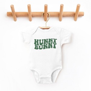 The Juniper Shop Hunny Bunny Wavy Baby Bodysuit - 1 of 2