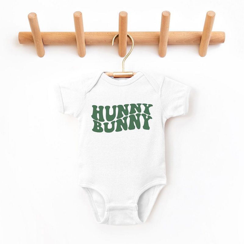 The Juniper Shop Hunny Bunny Wavy Baby Bodysuit, 1 of 3