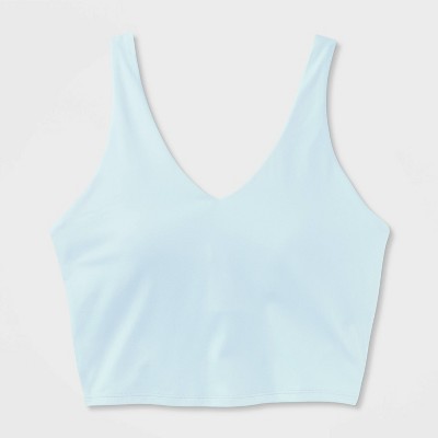 Women's Flex Light Support V-Neck Cropped Sports Bra - All In Motion™
