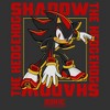 Mens Sonic the Hedgehog Shadow Text Frame Lightweight Hoodie - 2 of 4