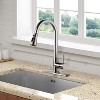 DOMETOUR Pull Down Kitchen Faucet with Sprayer Stainless Steel Brushed Nickel - 2 of 4