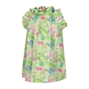 Girl Margot Ruffle Top - Carvalho Couture - 1 of 3