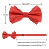 Elerevyo Men's Pre-tied Formal Satin Solid Color Formal Tuxedo Bow Ties - 3 of 4
