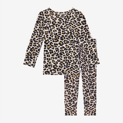 Girls Lana Leopard Classic Pajama Set - Posh Peanut