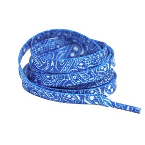 INSPIRE CHIC Paisley Flat Shoe Laces for Sneakers 1 Pair - 1 of 4