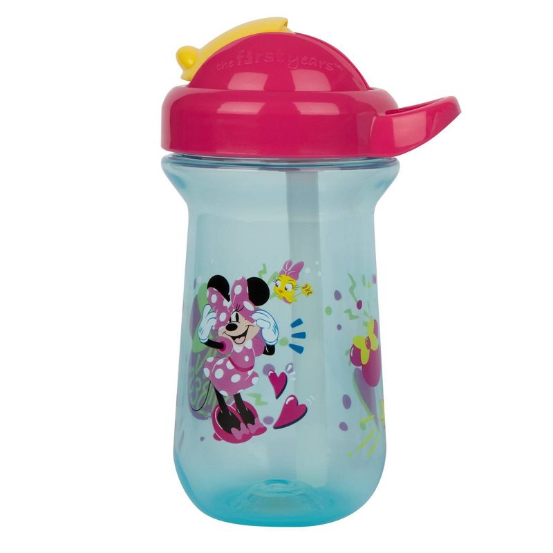 The First Years Disney Minnie Mouse Flip Top Straw Cup - 2pk/ 9oz, 3 of 10
