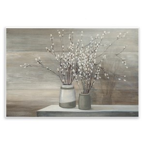 Stupell Industries Pussy Willow Still Life Wall Plaque Art, 15" x 10" - 1 of 4