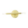 Livex Lighting Copenhagen 2 - Light Wall Light in  Satin Brass - 2 of 4