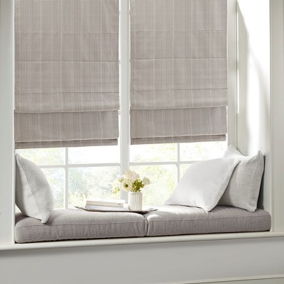 MAYEERTY 34"x64" Light Filtering Home Furnishings Room Roman Shade Window Brown