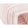 NicBex Stylish Ottoman with Storage, Corduroy Foot Stool with Arch Hollow Design for Bedroom, Living Room, Pink - 2 of 4