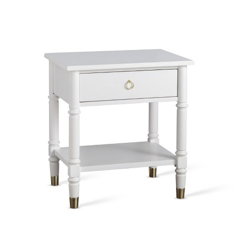 Jillian One Drawer Nightstand In White Comfort Pointe Target