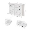 MOEPISY Modern White 10-Drawer Dresser for Bedroom - Ample Storage Wide Chest of Drawers - 4 of 4