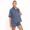 Petal and Pup Noor Denim Short Set - 4 of 4