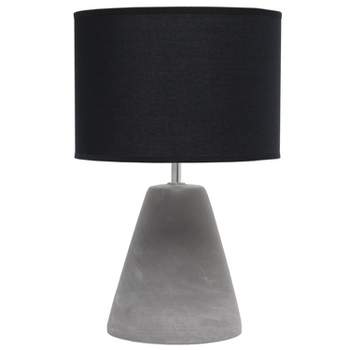 Pinnacle Concrete Table Lamp with Shade - Simple Designs