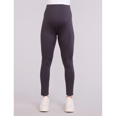 Women's Over the Belly Side Pocket Active Maternity Leggings | Motherhood Maternity