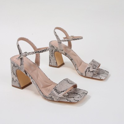 Berness Women's Cross Block Heel Sandals - image 3