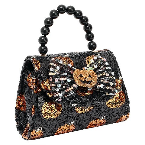 Сумки Lakeside The Lakeside Collection Halloween Sequin Mini Purse - Pumpkin