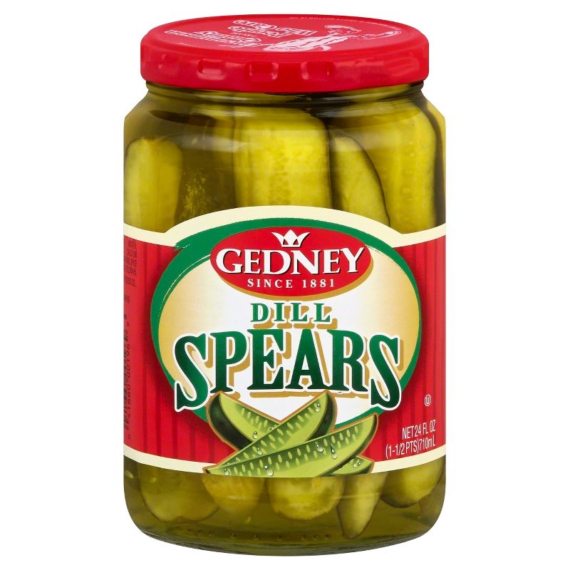 Gedney Pickles Dill Spears - 24 fl oz, 1 of 2
