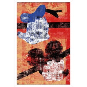 Trends International Disney Mickey Mouse & Donald - Silhouettes Framed Wall Poster Prints - 1 of 4