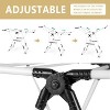 SUGIFT Clothes Drying Rack, Collapsible Laundry Rack with Shoe Hangers, White - 4 of 4