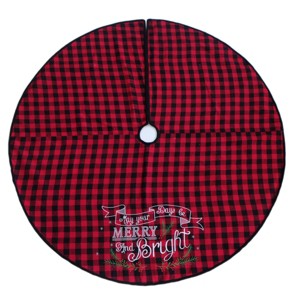 Season's Designs 48In Plaid Tree Skirt - 1 of 2