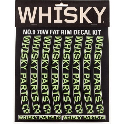 Whisky Parts Co. 70w Rim Decal Kit Lime Green