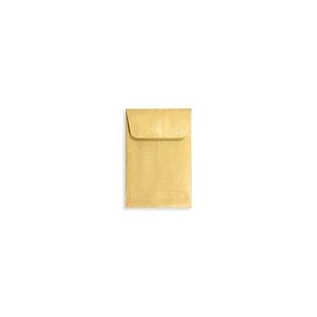 LUX #1 Coin Envelopes 2 1/4 x 3 1/2 1000/Box Gold Metallic 1COGLD-1000