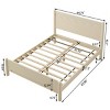 GDFStudio Pansy Wood Platform Bed Frame with Headboard - 3 of 4
