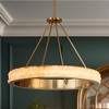 Minka Lavery Minka Divinely 29" Wide Celeste Brass Ring LED Pendant Light - 2 of 3