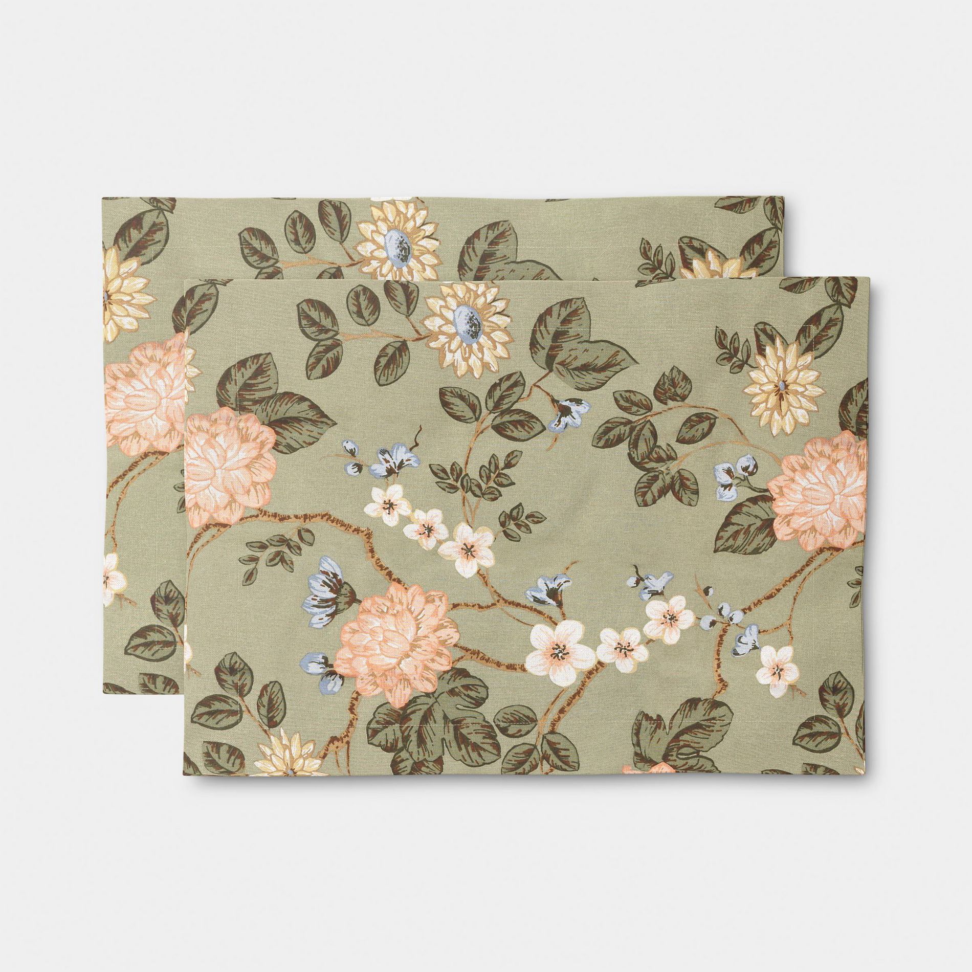2pk Botanical Floral Placemat - Threshold™