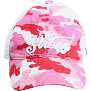 Pavilion Gift Company - Strong - Pink Camo Adjustable Mesh Hat - Hats - 1 of 1