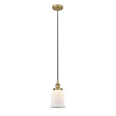 Canton - 1 Light Mini Pendant In Industrial Style-11 Inches Tall and 6 Inches Wide
