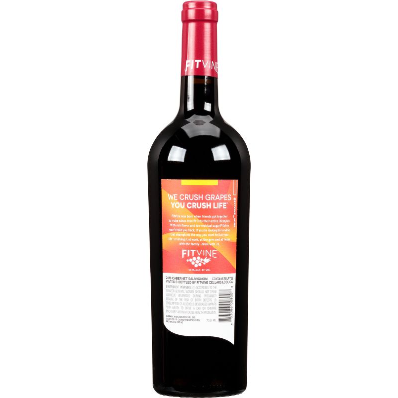 FitVine Cabernet Sauvignon Red Wine - 750ml Bottle, 6 of 7