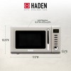 Haden Cotswold Vintage Retro 0.7 Cu Ft 700W Countertop Microwave Oven - 4 of 4