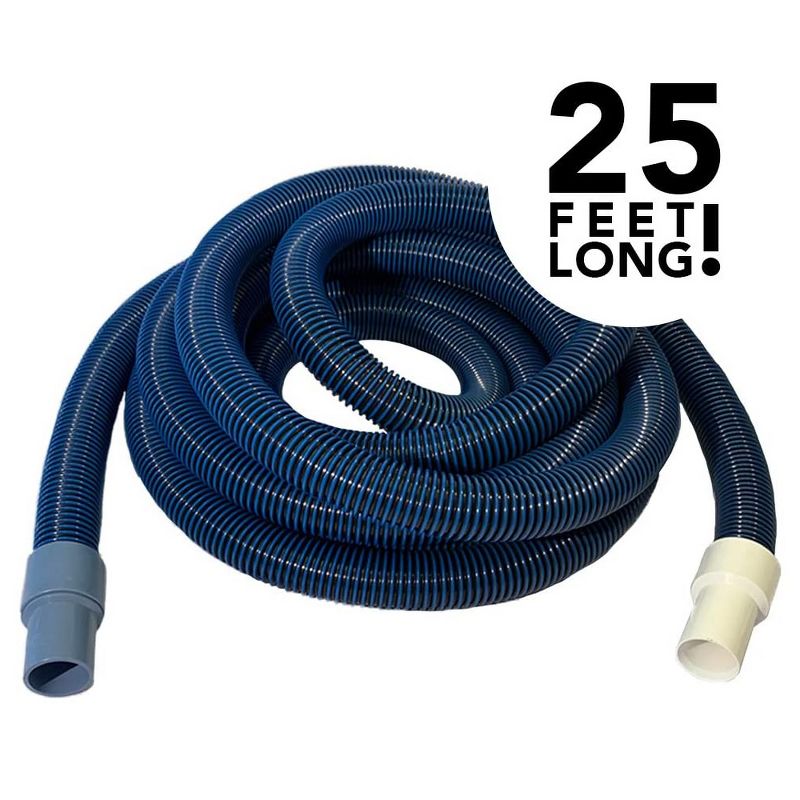 Puri Tech 1.5 Inch Diameter x 25 Feet Long Vacuum Hose for In-Ground Swimming Pools with Swivel Cuff Prevents Tangling UV & Chemical Resistant, 4 of 8