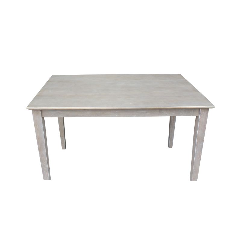 Solid Wood 30"X 48" Dining Table Weathered Gray - International Concepts, 6 of 8